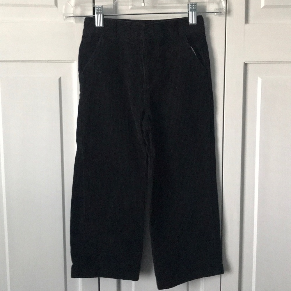 Black corduroy pants